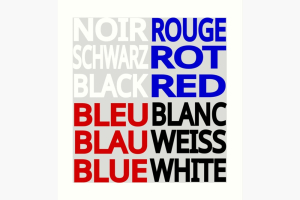 noir rouge bleu blanc